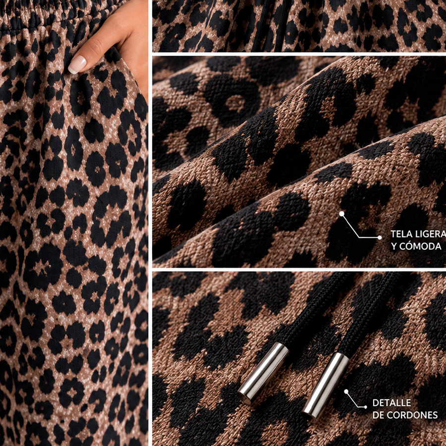 AD2651 Pantalón estampado Animal Print 15910